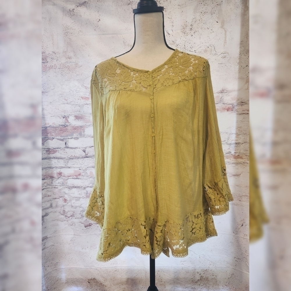 Zac & Rachel Womens Top Size 1X